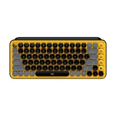 LOGITECH - Teclado Mecanico Pop Keys Black Yellow Con Emojis