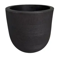 POTTERY - Macetero Grande Nazca 40 Negro