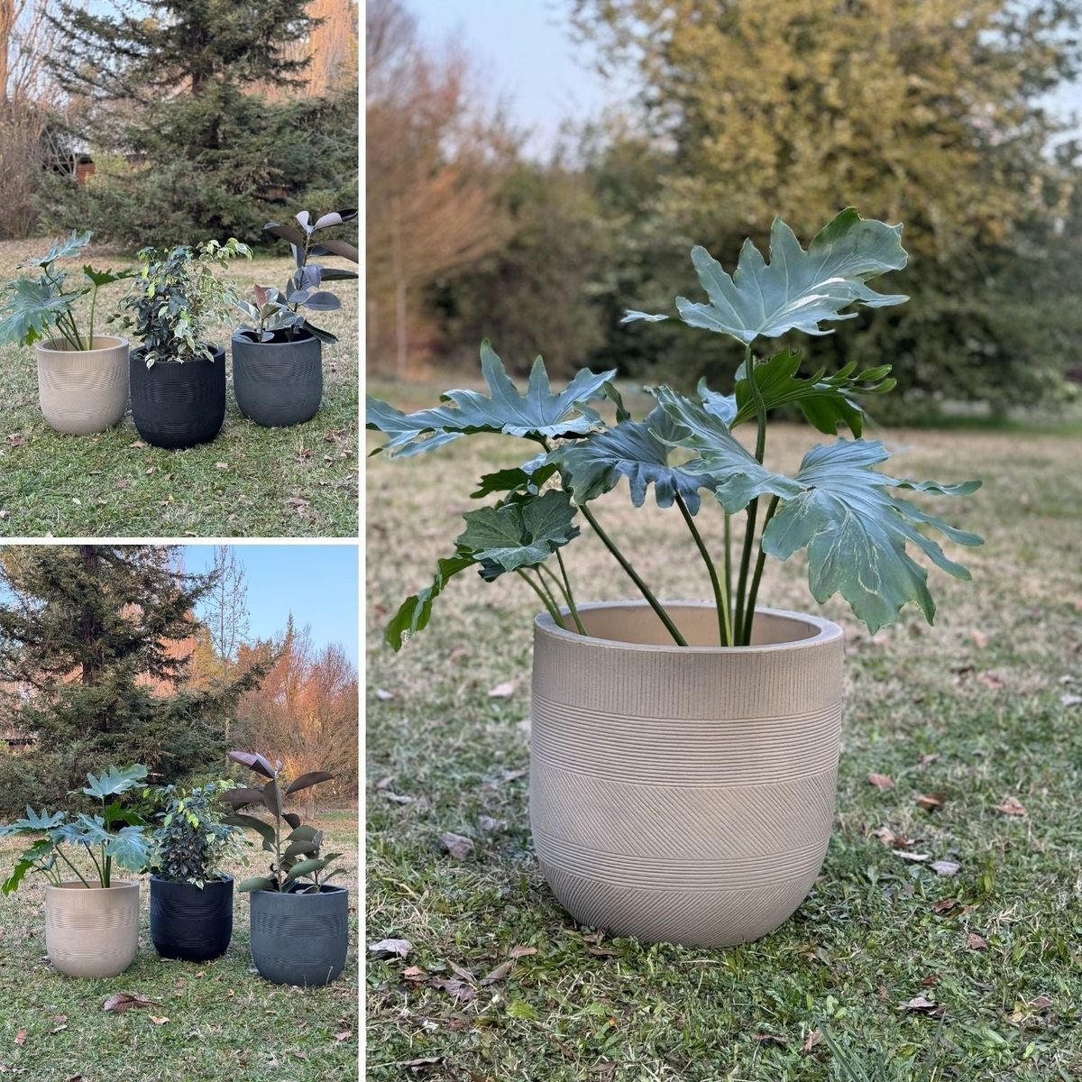 POTTERY - Macetero Grande Nazca 40 Perla