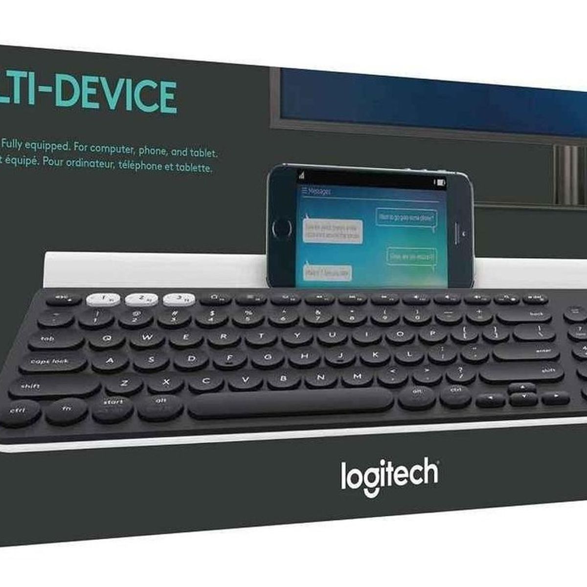 LOGITECH - Teclado Numerico Español Logitech K780 Multi-device - iPad