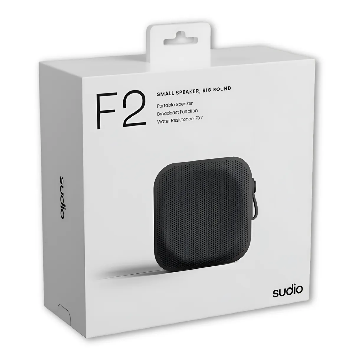 SUDIO - Parlante Portatil Sudio F2 BT Black Water Resistant 20W RMS - Negro