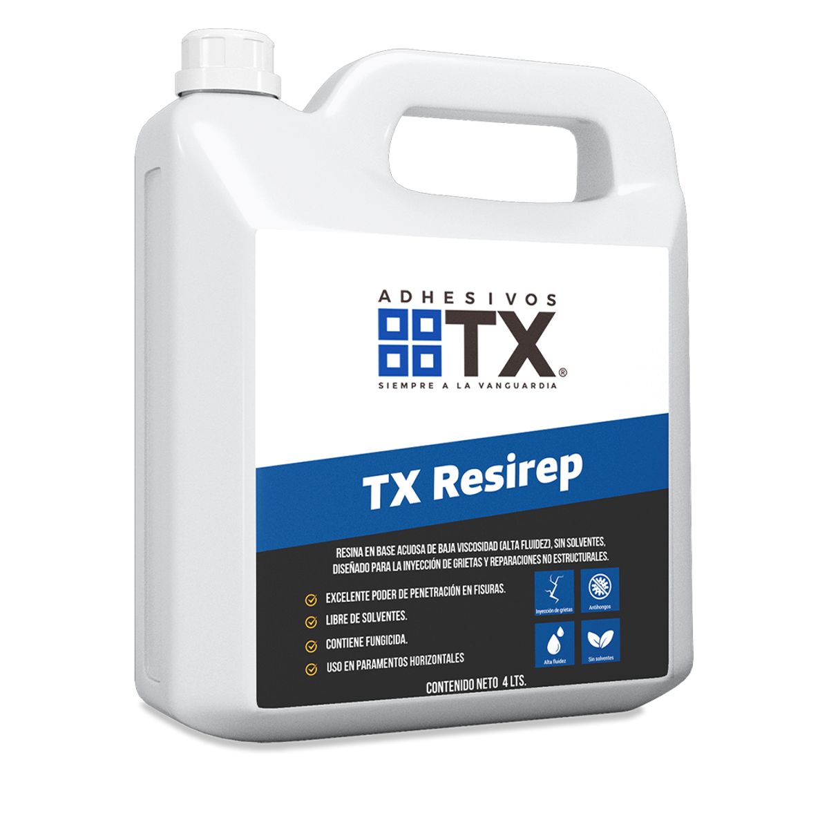 TX - RESIREP - Resina base acuosa 4Lts