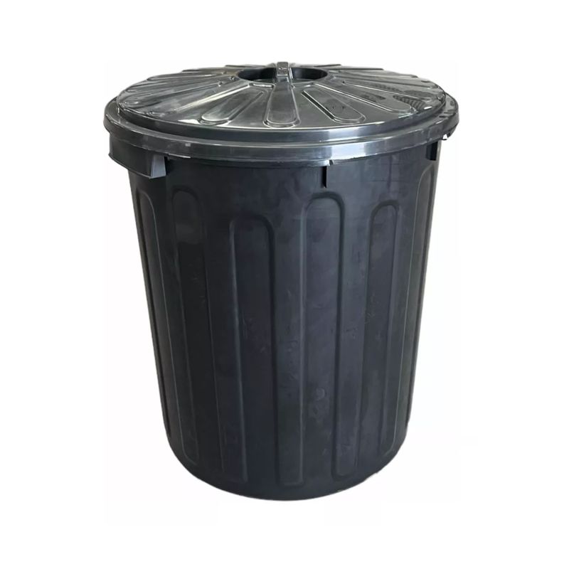 GENERICO - Basurero Papelero 60 Litros Tapa Lisa