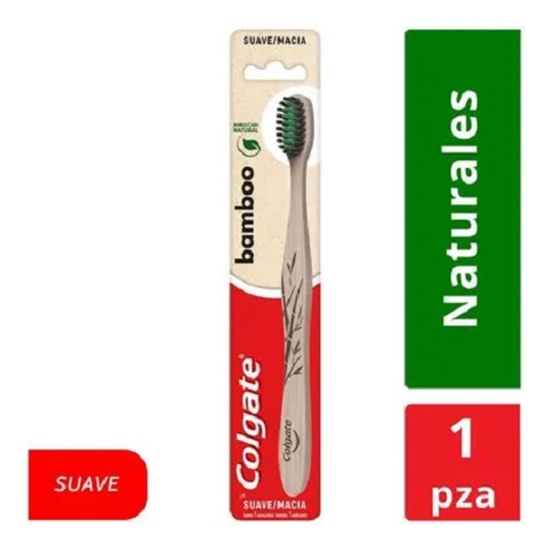 COLGATE - Colgate Cepillo Dental Bamboo Suave 1 Unidad