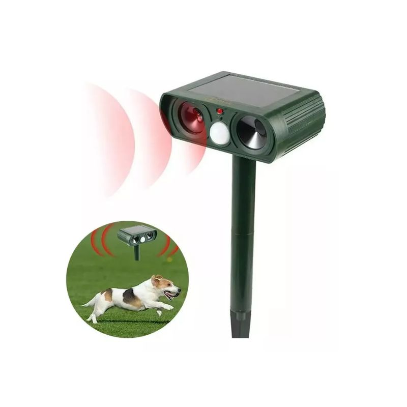 GENERICO - Repelente Solar For Gatos Perro Plagas Jardín Ultrasónico