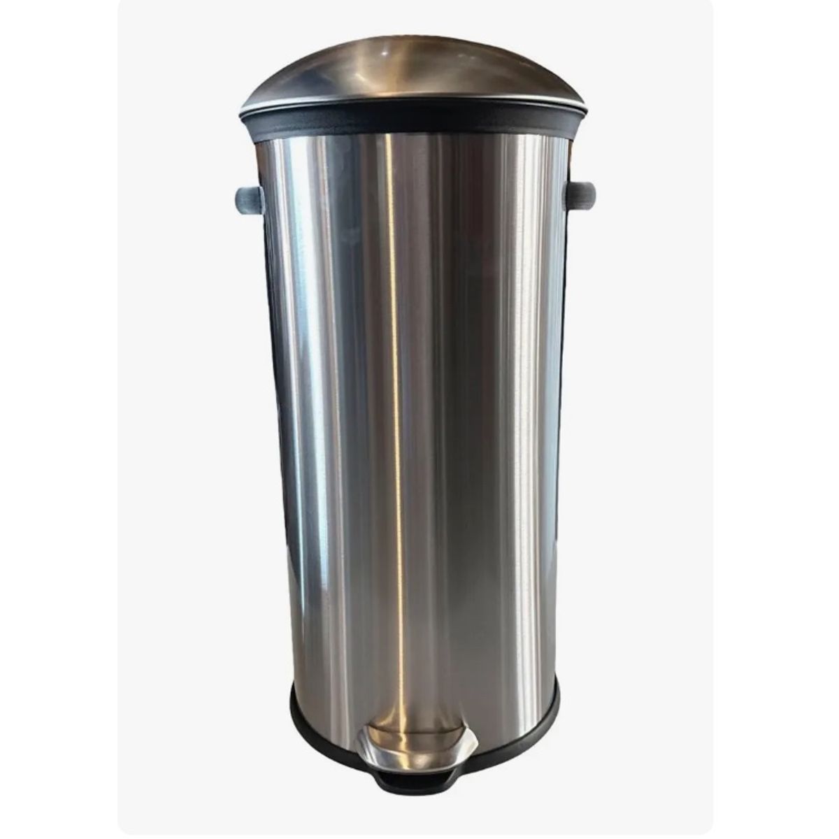 GENERICO - Papelero Basurero 30 Litros Acero Inoxidable Con Pedal