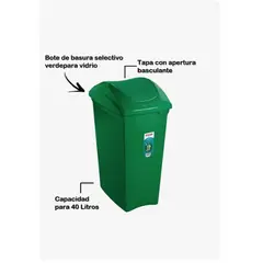 GENERICO - Basurero Para Reciclaje 40lts