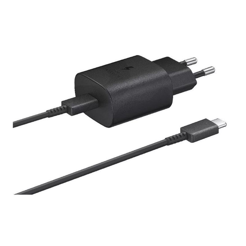 SAMSUNG - Cargador Samsung 25w Carga Súper Rápida  Cable Usb-C