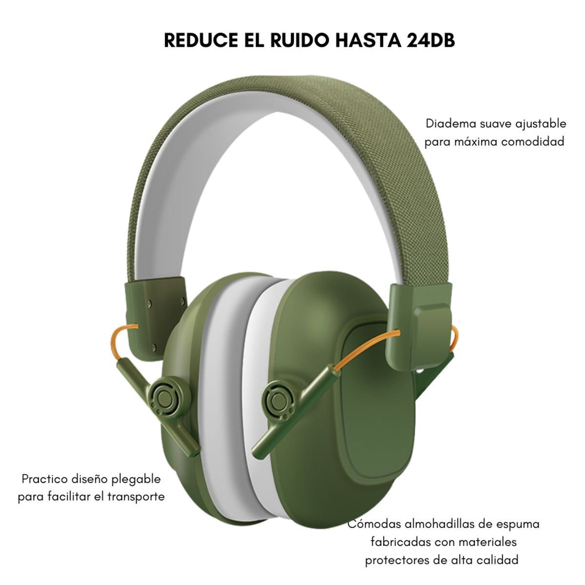 GENERICO - Audífonos Antiruido Niños Y Jóvenes Con Autismo Tdah Rap