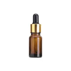 TERPENIC - Frasco de vidrio ámbar con pipeta dorada 10ml