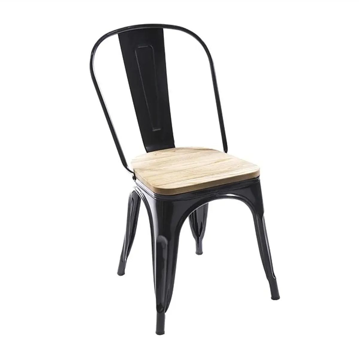 CORI CORI - Silla Tolix Negra Madera