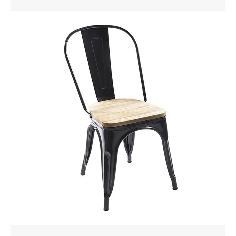 CORI CORI - Silla Tolix Negra Madera