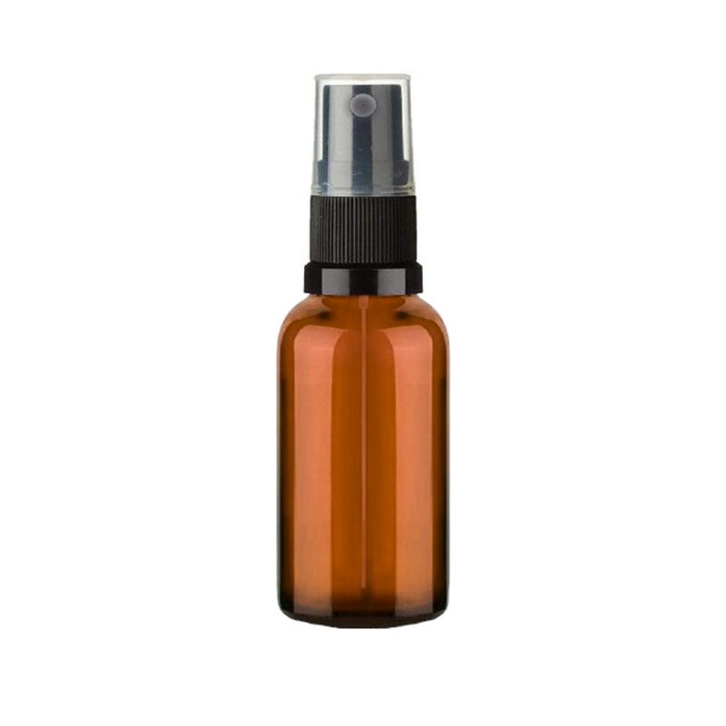 TERPENIC - Frasco de vidrio ámbar con atomizador spray 30ml