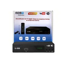 GENERICO - Sintonizador De Tv Digital Full Hd 1080p Isdb-t + Antena