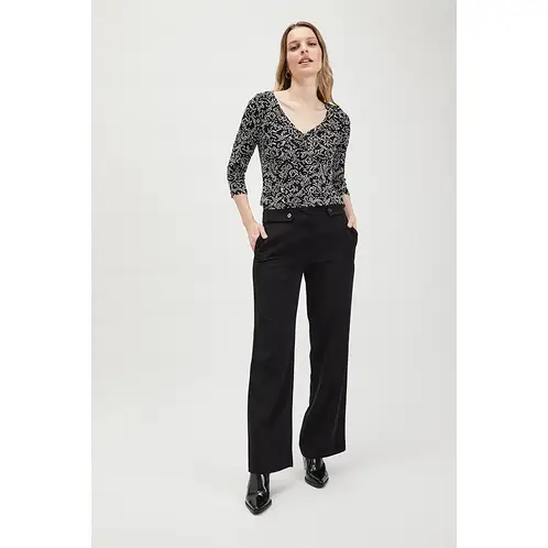 ASH - Polera Manga Larga Negro Mujer