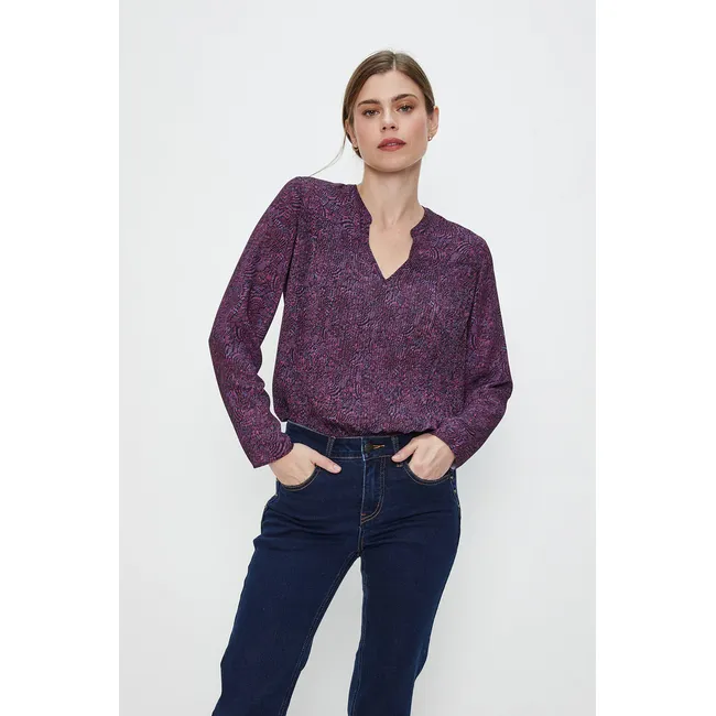 ASH - Blusa Manga Larga Negro Mujer Ash