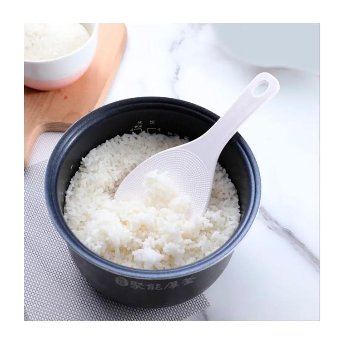 GENERICO - Cucharas De Arroz Plástica Antiadherente Olla Arrocera