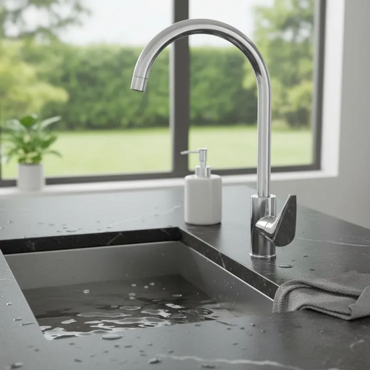 STRETTO - Monomando Llave Grifo Lavaplatos Modelo Piero Marca Stretto