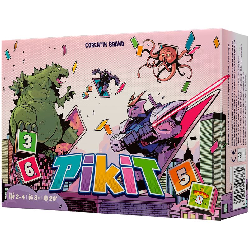 ASMODEE - Pikit - Juego de mesa Juego de Mesa