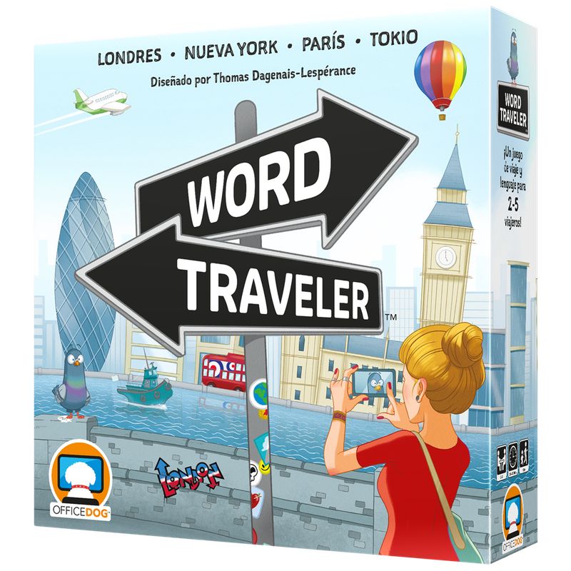 ASMODEE - Word Traveler- Juego De Mesa - En Español