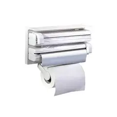 GENERICO - Dispensador Corta Fácil Triple Papel De Cocina Toalla White