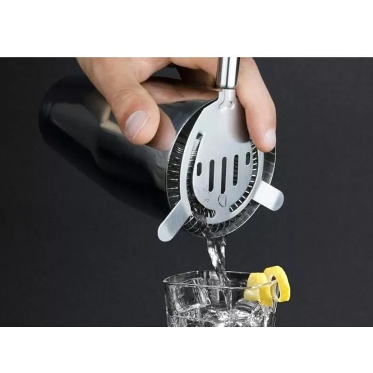 GENERICO - Colador De Bar Oruga Cocktail Tragos Barman Cocteleria Acero