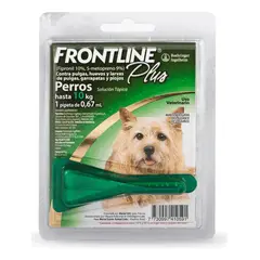 FRONT LINE - Frontline Plus Pipeta Perro Hasta 10kg Pulgas Garrapatas