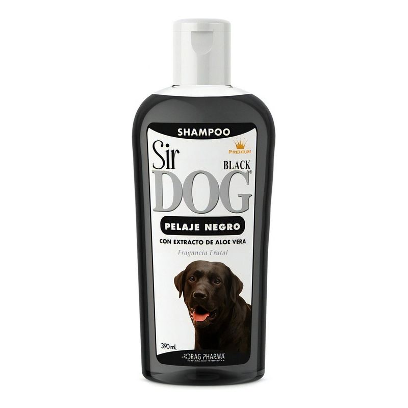 DRAG PHARMA - Shampoo Para Perro Sir Dog Pelaje Negro