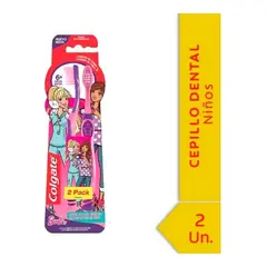 COLGATE - Cepillo De Dientes Smile Barbie Kids X2cep edad 6+