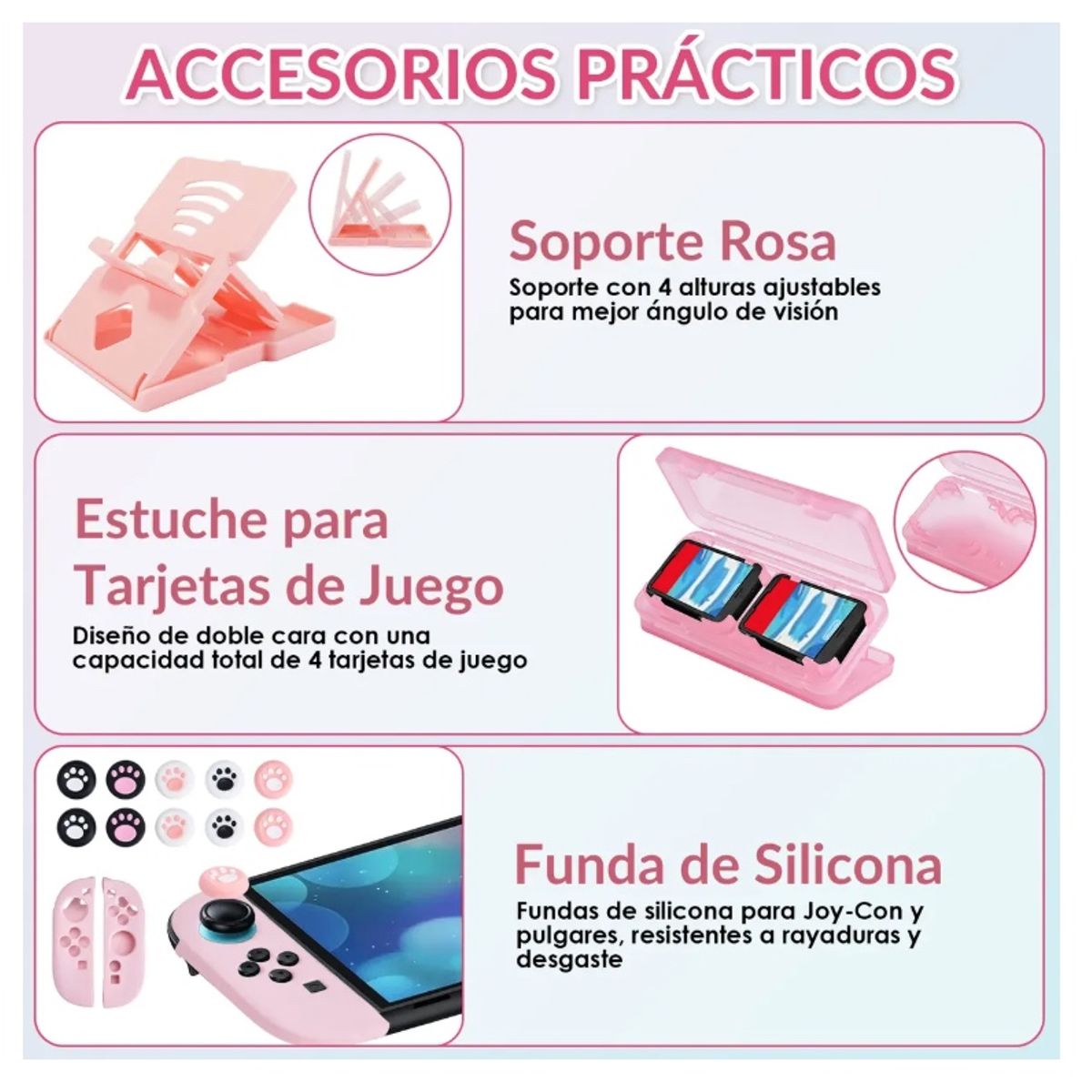 GENERICO - Estuche Protector Para Nintendo Switch