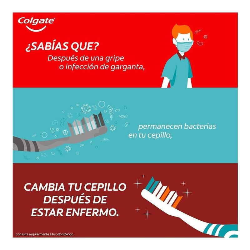COLGATE - Cepillo Dental Colgate Triple Acción Medio 2 Un