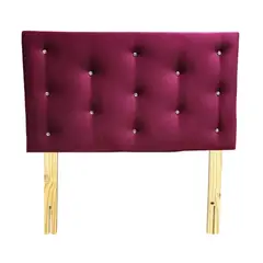 GENERICO - Respaldo 1 1/2 Vino Tinto Felpa Diamante Muebles Rimar