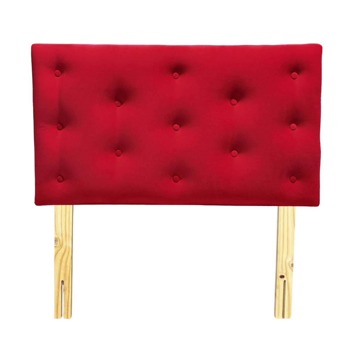 GENERICO - Respaldo 1 1/2 Rojo Felpa Muebles Rimar