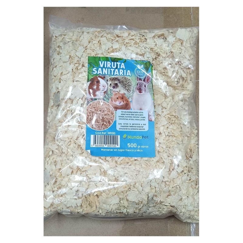GENERICO - Viruta Roedores Hamster Cobaya Ardilla Conejo Mp010  500gr