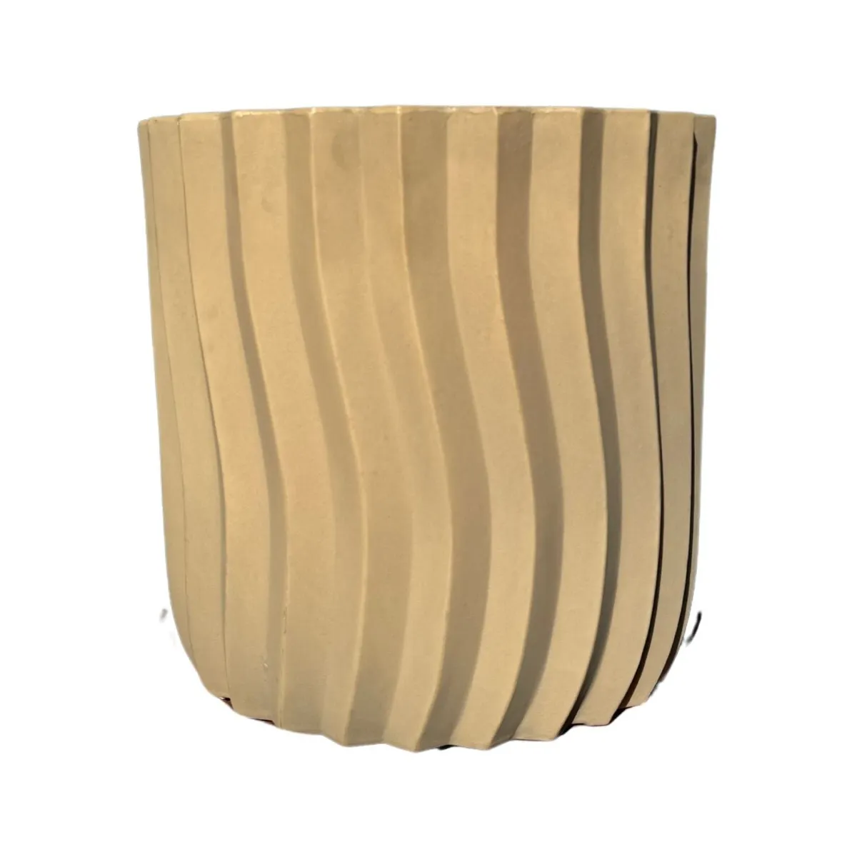 POTTERY - Macetero Grande Solare 38 Perla