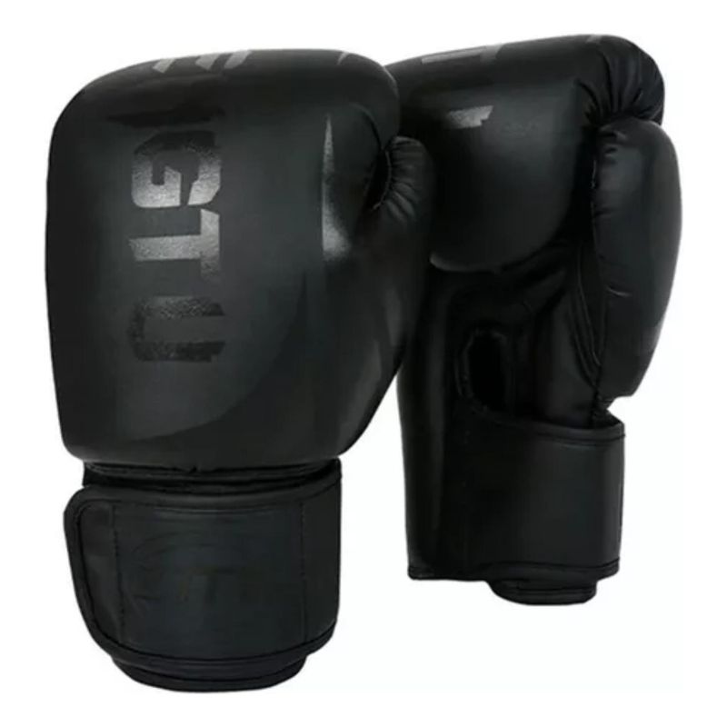 IMPORTCLICK - Guantes Boxeo Profesional Alta Calidad Velcro - Negro