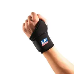 GENERICO - Muñequera dedo pulgar 1 unidad negra