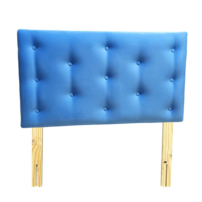GENERICO - Respaldo 1 1/2 Celeste Felpa Muebles Rimar
