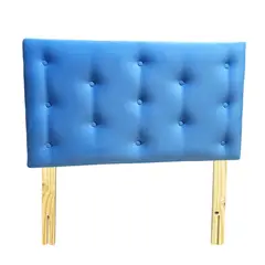 GENERICO - Respaldo 1 1/2 Celeste Felpa Muebles Rimar