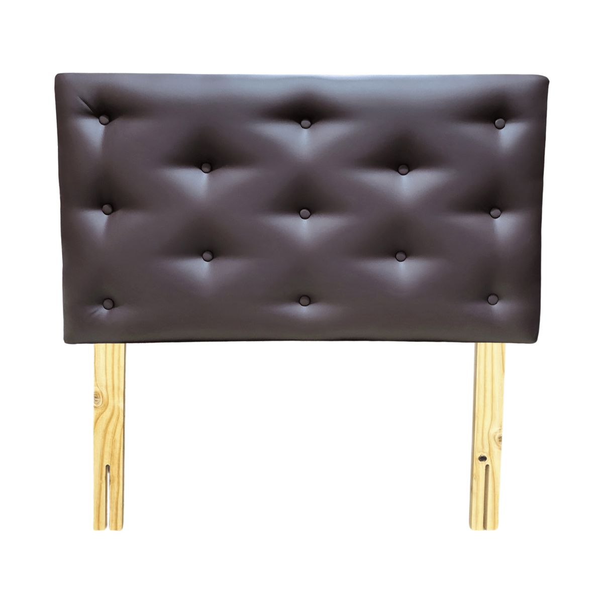 GENERICO - Respaldo 1 1/2 Café Moro Eco Cuero Muebles Rimar