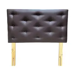 GENERICO - Respaldo 1 1/2 Café Moro Eco Cuero Muebles Rimar