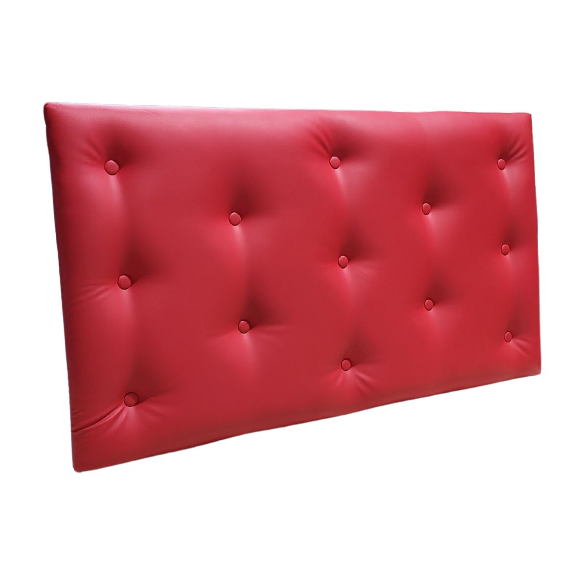 GENERICO - Respaldo 1 1/2 Rojo Eco Cuero Muebles Rimar