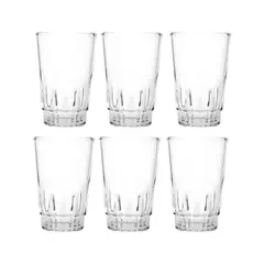 ALLEGRA - Set 6 Vasos Trago Altos Torino Bebidas Jugos 320mL