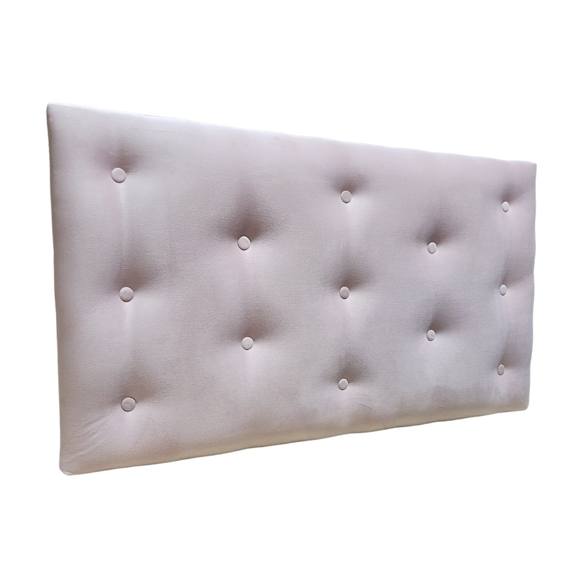 GENERICO - Respaldo 1 1/2 Rosa Pastel Felpa Muebles Rimar