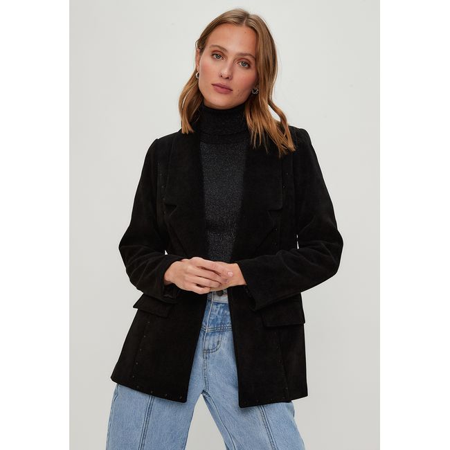 IO - Tapado Abierto Negro Mujer Io