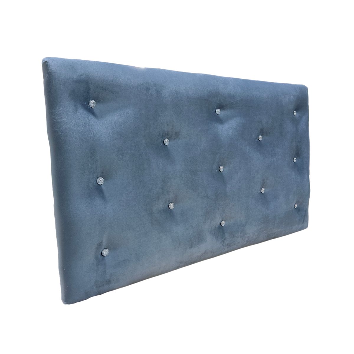 GENERICO - Respaldo 1 1/2 Gris Osc Diamante Felpa Muebles Rimar