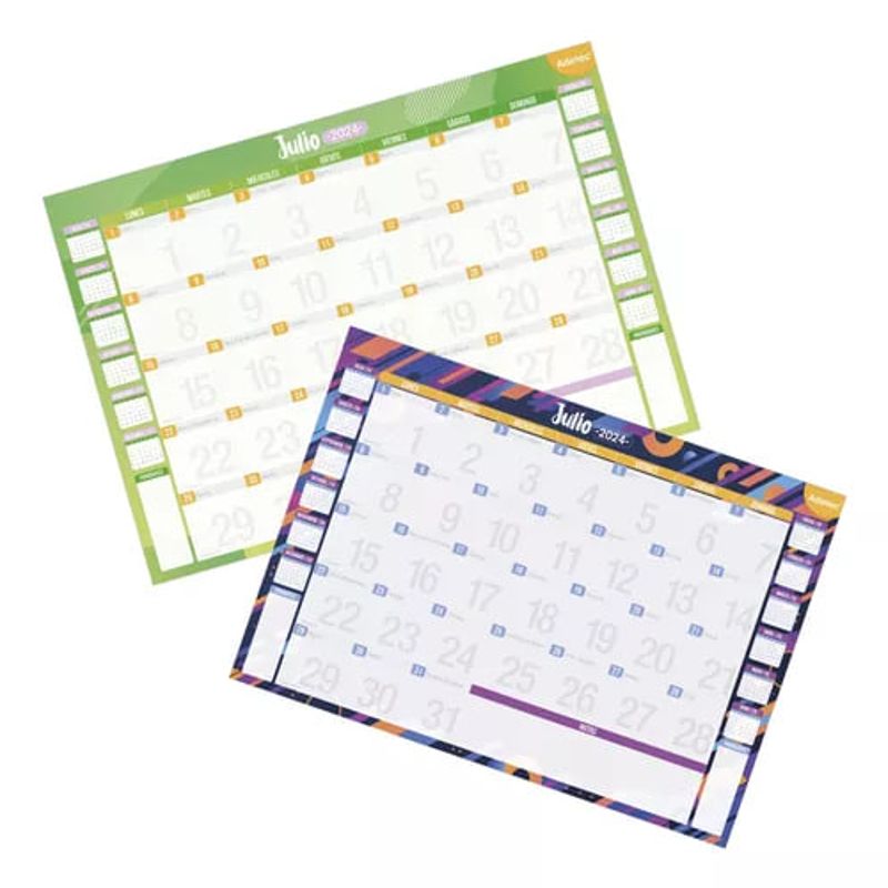 ADETEC - Calendario Anual De Escritorio 2024-2025 Adetec