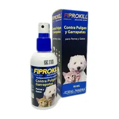 DRAG PHARMA - Fiprokill Spray Contra Pulgas Y Garrapatas 50ml