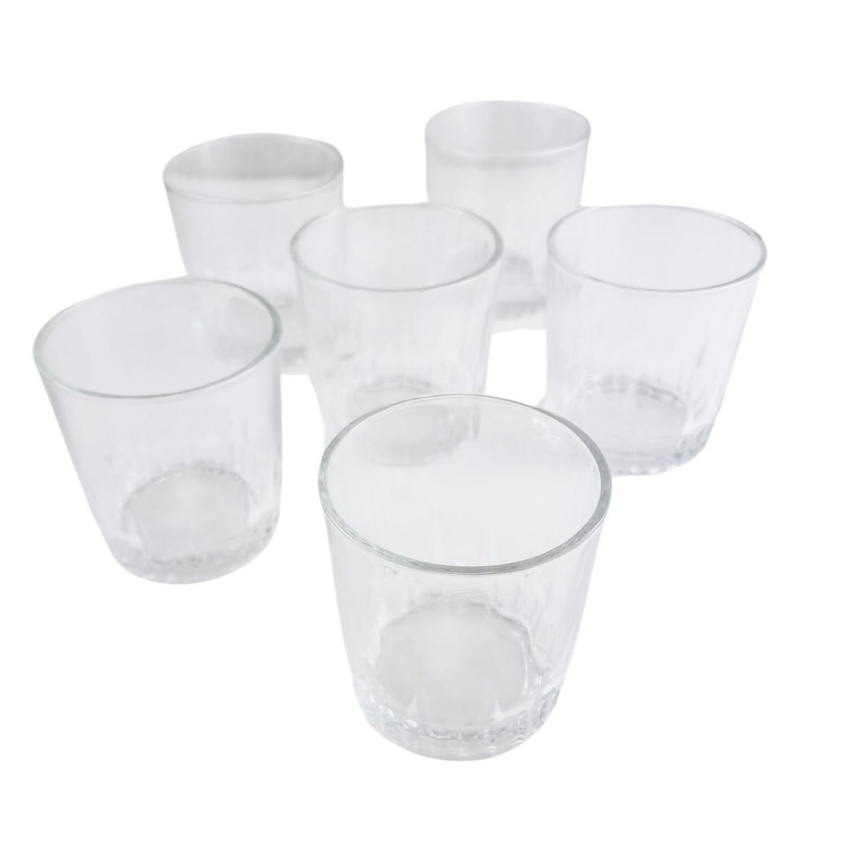 ALLEGRA - Set 6 Vasos Trago Bajo Torino Bebidas Jugos Allegra 280mL