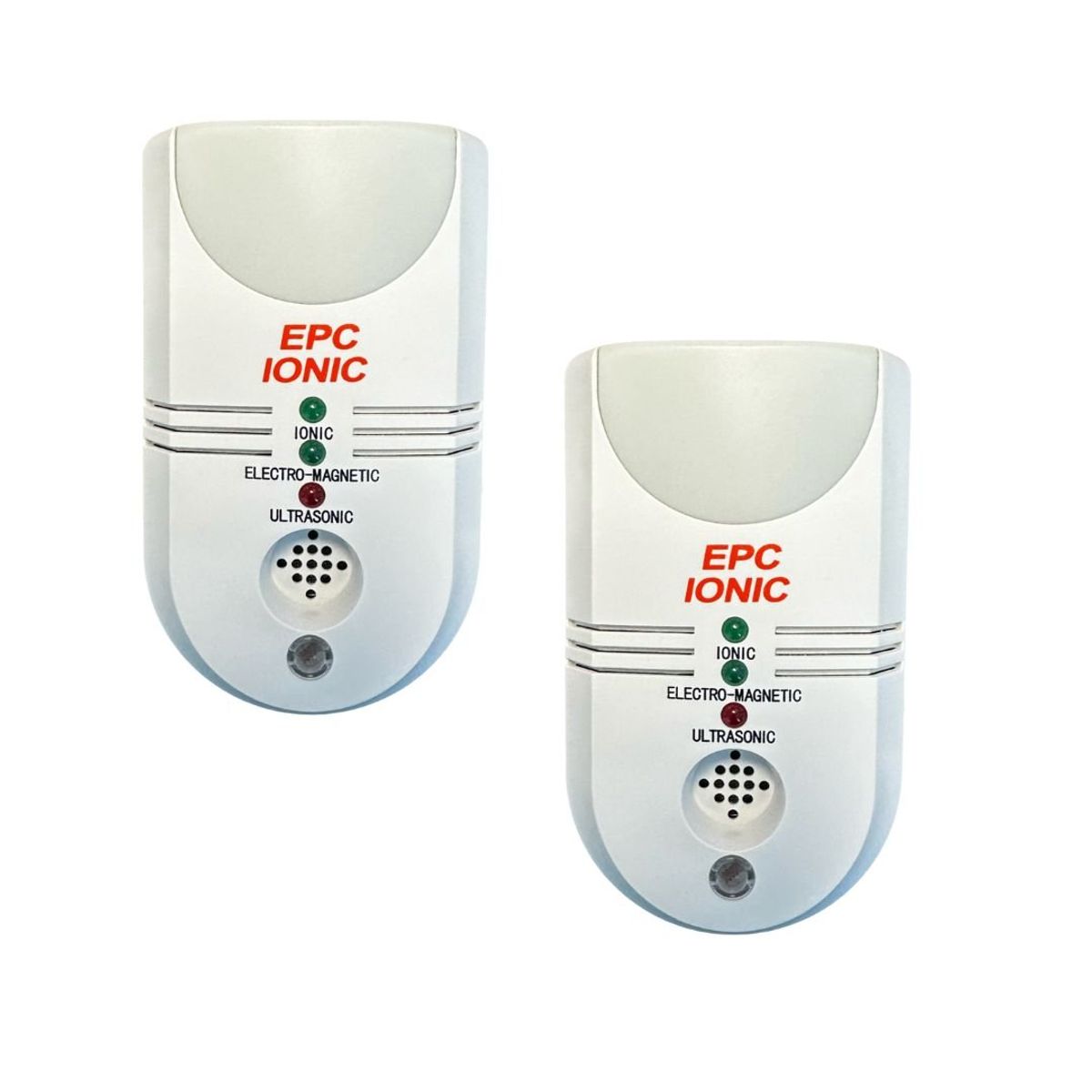 EPC IONIC - Pack x 2 Repelente Ultrasonico Anti Plagas Pet Friendly EPC Ionic 4 en 1